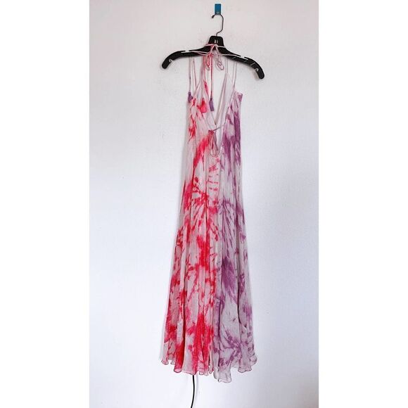 Rococo Sand Ava Maxi Dress in Fuchsia & Lilac Large - Picture 7 of 11